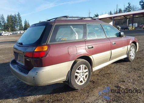 2000 Subaru Outback z USA, uszkodzony, nr VIN 4S3BH6658Y7614966
